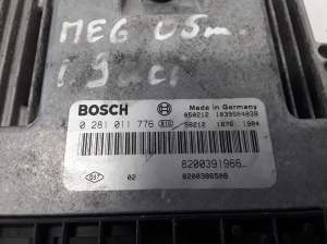 RENAULT Megane II (2002–2009) Vehicle starting system BE KODO - 6