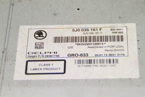 Skoda Rapid (2011–2026) Radio (head unit) 5J0035161F - 2