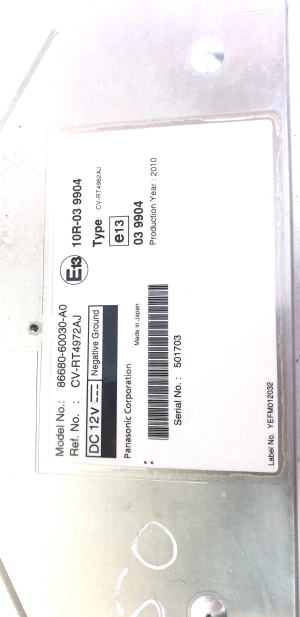 TOYOTA Land Cruiser 150 (2009–2026) Sonstiger Bildschirm 8668060030A0 - 3