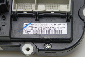 Volkswagen Passat B7 (2010–2014) Heater control panel 7N0907426K - 5
