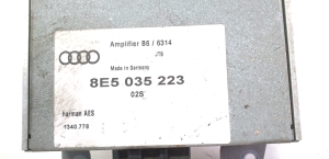 AUDI A4 B6 (2000–2005) Audio amplifier 8E5 035 223 - 2