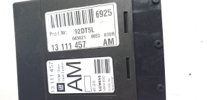 Opel Vectra C (2002–2008) Central locking control unit 13 111 457 - 2