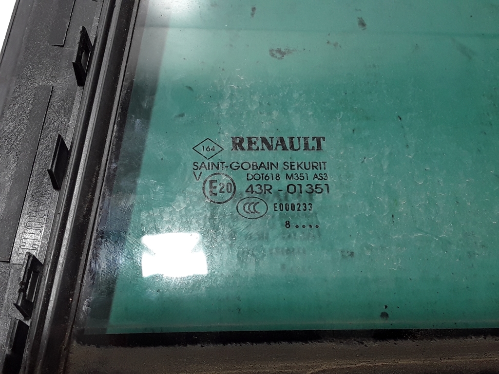 RENAULT Espace 5 generation (2015-2023) Aizmugurējo kreiso durvju logs 822212467R 21000983