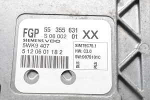 Opel Vectra C (2002–2008) Engine control unit 55355631 - 5