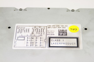 Volkswagen Passat B7 (2010–2014) Radio (head unit) 1K0035186AB - 4