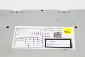 Volkswagen Passat B7 (2010–2014) Radio (head unit) 1K0035186AN - 3