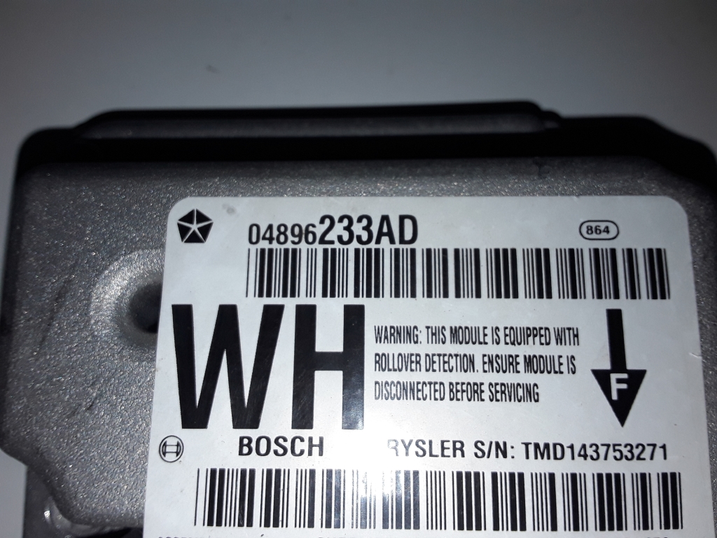 Used Jeep Grand Cherokee Airbag module 04896233AD