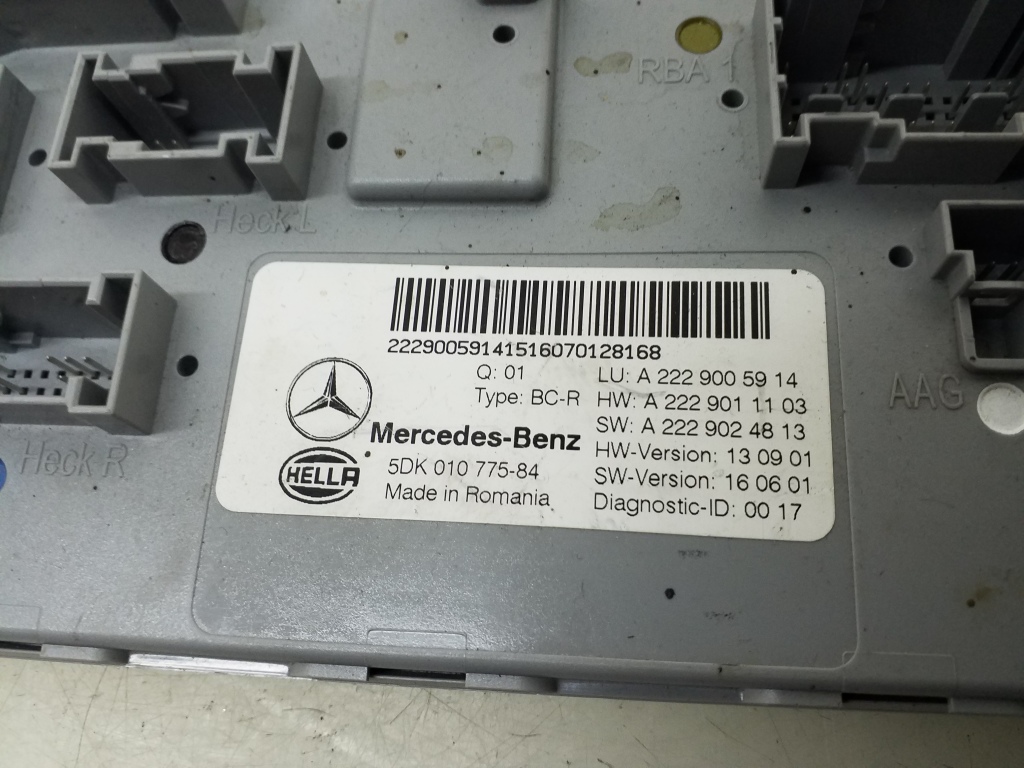 MERCEDES-BENZ C-Class W205/S205/C205 (2014-2023) Andra styrenheter A2229005914 20970772