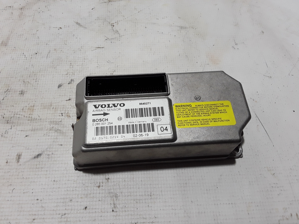 VOLVO S60 1 generation (2000-2009) SRS Control Unit 8645271 21007381