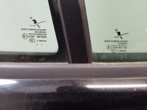 Saab 9-3 (2002–2014) Rear side doors and their parts - 5