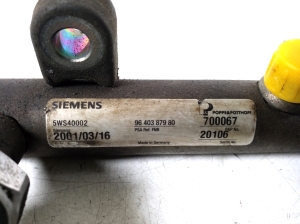 Peugeot 307 I (2000–2009) Kõrgsurve kütusetorustik ja selle osad - 2