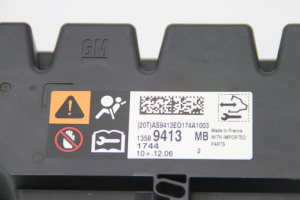 Opel Zafira C (2011–2026) Turvapadja moodul 13589413 - 4