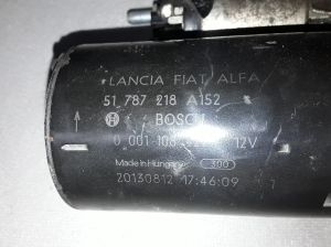 FIAT Doblo (2010–2026) Starter 51787218A152 - 2