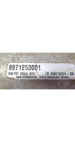 Opel Frontera B (1998–2004) Kardanwelle 8971253001 - 2