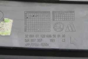Skoda Rapid (2011–2026) Front bumper lower grille 5JA807367 - 3