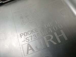 Subaru Outback (2009–2014) Rear side door panel S73508400 - 3