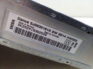Skoda Fabia MK 2 (2007–2014) Radio (head unit) 5J0035161A - 4
