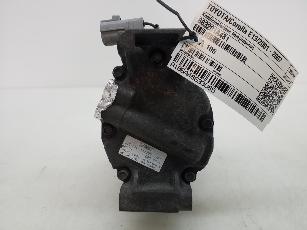 TOYOTA Corolla 9 generation E120/E130 (2000-2007) Pompe de climatisation 883201A481 20971024