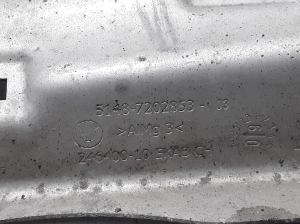 BMW 5 SERIES F07 (2009–2017) Hitzeschutzblech Schalldämpfer 7202853 - 2