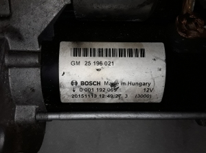 Opel Corsa E (2014–2018) Starter 25196021 - 3