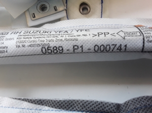 Suzuki Vitara LY (2014–2026) Katuse turvapadi 0589P1000741 - 2