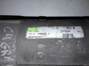 Citroen C4 Picasso (2007–2013) Starter 9646694080 - 3