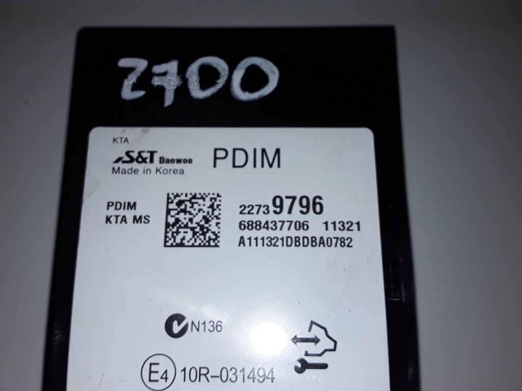 OPEL Zafira C (2012-2016) Блок управления Bluetooth 22739796 27625672