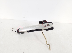 Front door external opening handle and its details