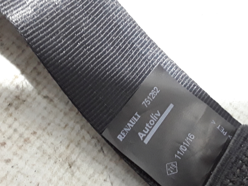 Used Dacia Duster Rear seat belt 8200751262