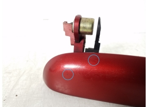 TOYOTA Yaris Verso (1999–2006) Front door exterior handle 69210-52040 - 2