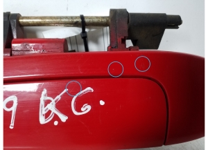 TOYOTA Yaris (1999–2005) Rear side door exterior handle 69240-0D900 - 3