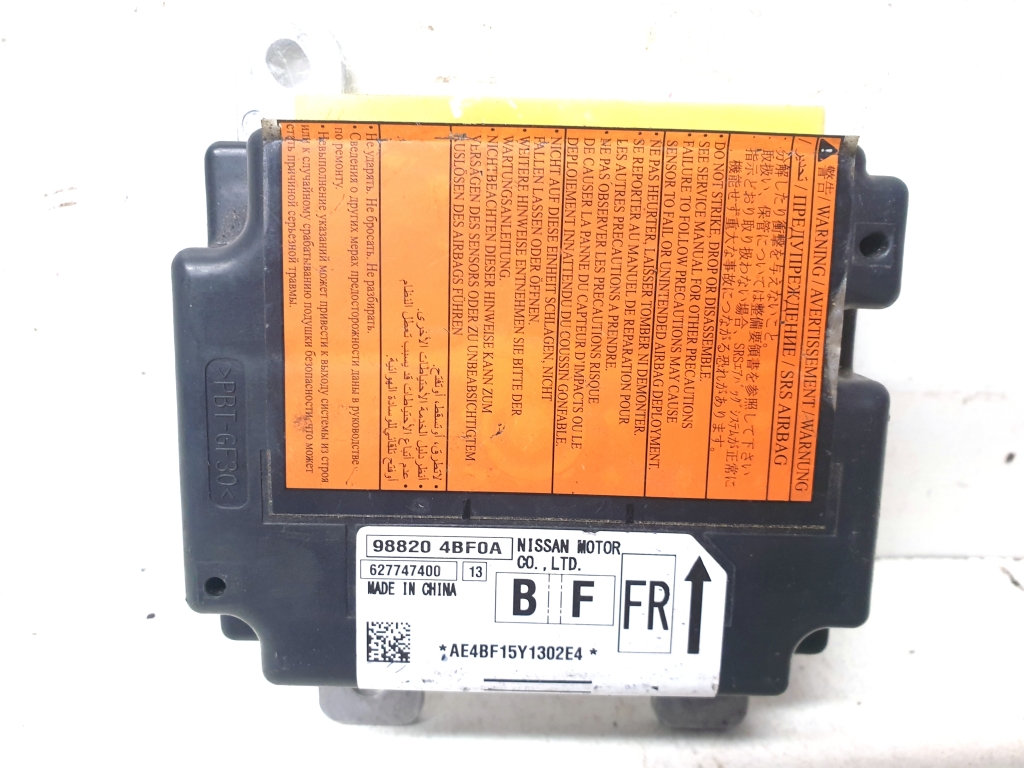 Used NISSAN XTrail Airbag module 988204BF0A