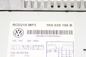 Volkswagen Golf VI (2008–2013) Autoraadio 1K0035156B - 2