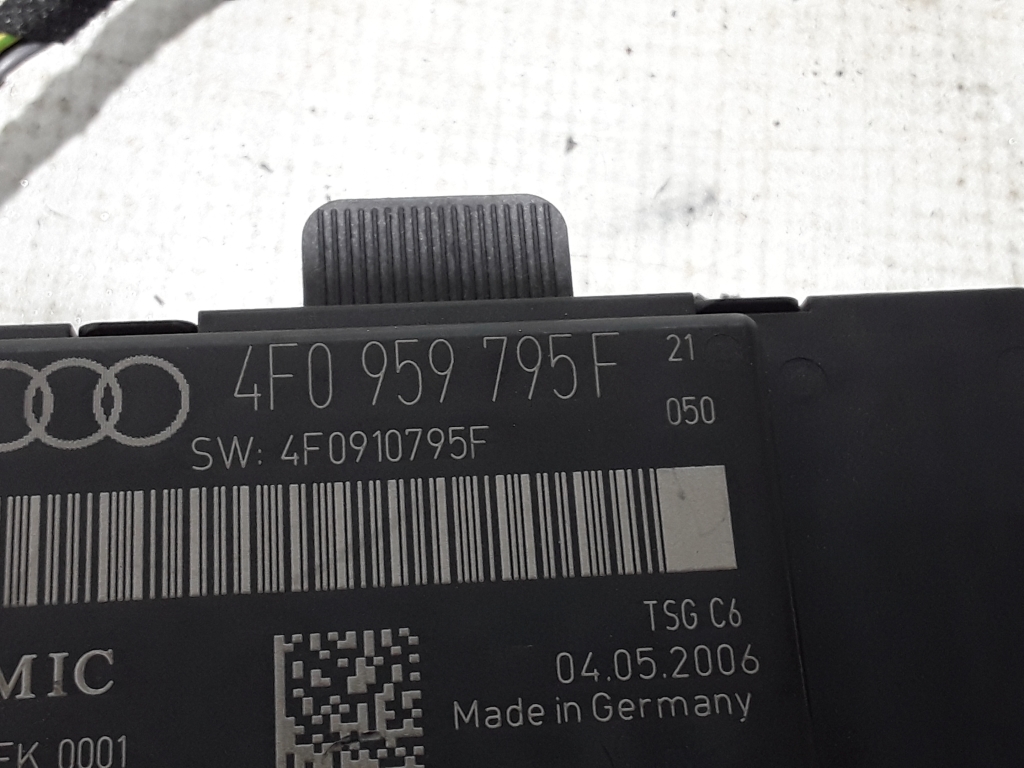 AUDI A6 C6/4F (2004-2011) Rear Left Door Control Unit 4F0959795F 21010625