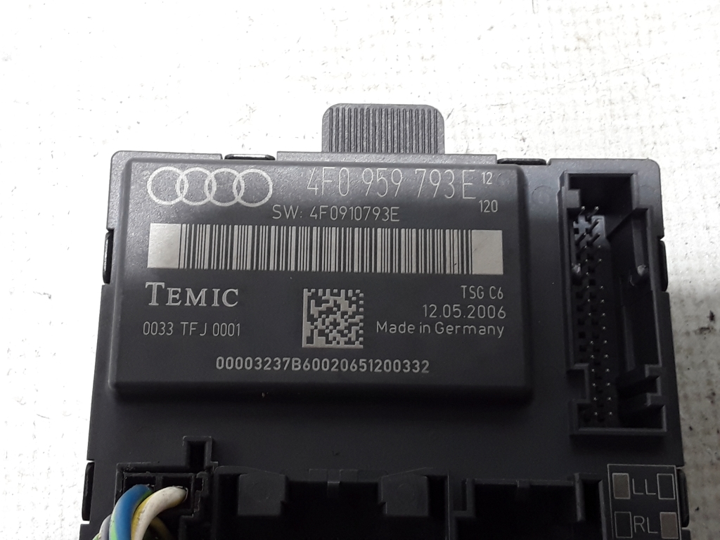 AUDI A6 C6/4F (2004-2011) Front Left Door Control Unit 4F0959793E 21010624