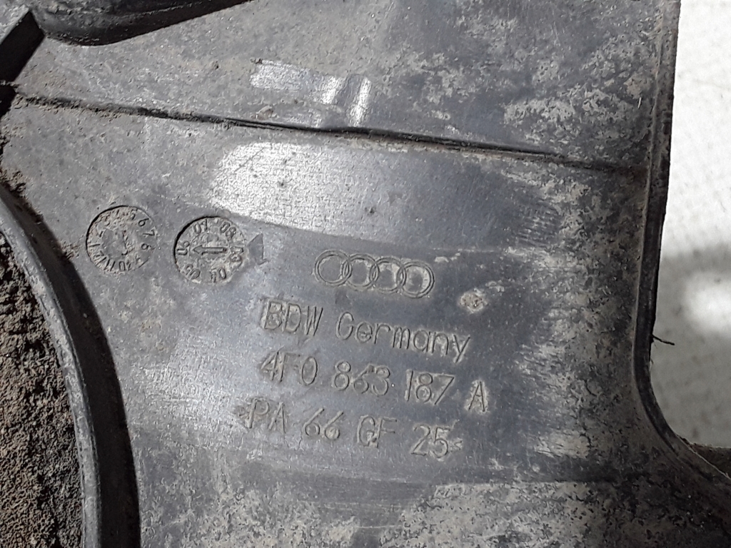 AUDI A6 C6/4F (2004-2011) Axle Protection 4F0863187A 21010581