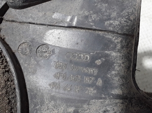 AUDI A6 C6 (2004–2011) Front drive shaft guard 4F0863187A - 2