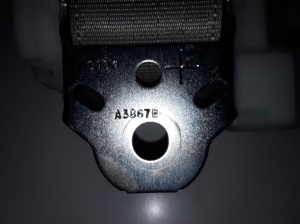 TOYOTA Sienna (2010–2021) Sicherheitsgurt hinten A3867B - 2