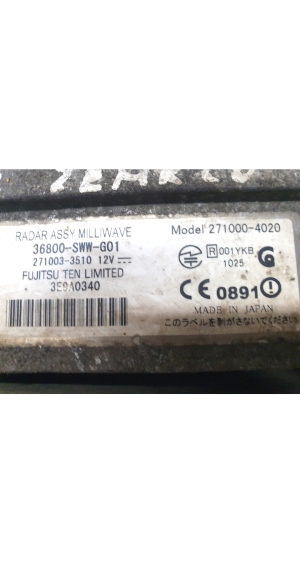 Honda CR-V (2006–2012) Distronic ja selle osad 36800-SWW-G01 - 2