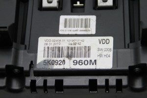 Volkswagen Golf VI (2008–2013) Näidikuplokk 5K0920960M - 3