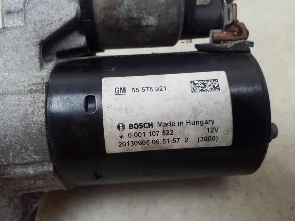 OPEL Astra J (2009-2020) Starter Motor 55578921 24964422