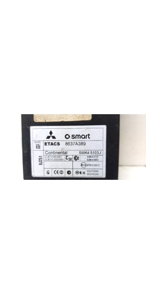 Mitsubishi Colt VI (2003–2012) Control unit 8637A389 - 2