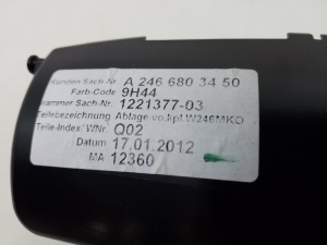 Mercedes Benz B-Class 246 (2011–2017) Front ashtray A2466803450 - 2