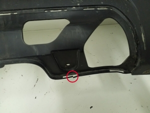 Mini Countryman F60 (2016–2026) Aizmugurējais bamperis 51129477892 - 5