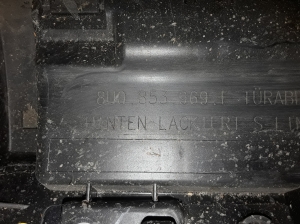 AUDI Q3 8U (2011–2018) Zierleisten der hinteren Seitentüren 8U0853969F - 2