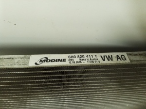 Skoda Fabia MK 3 (2014–2021) Kliimaradiaator 6R0820411T - 3