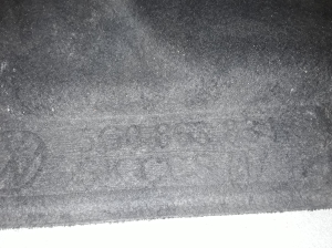 Volkswagen Golf VII (2012–2026) Hood sound insulation 5G0863831G - 2