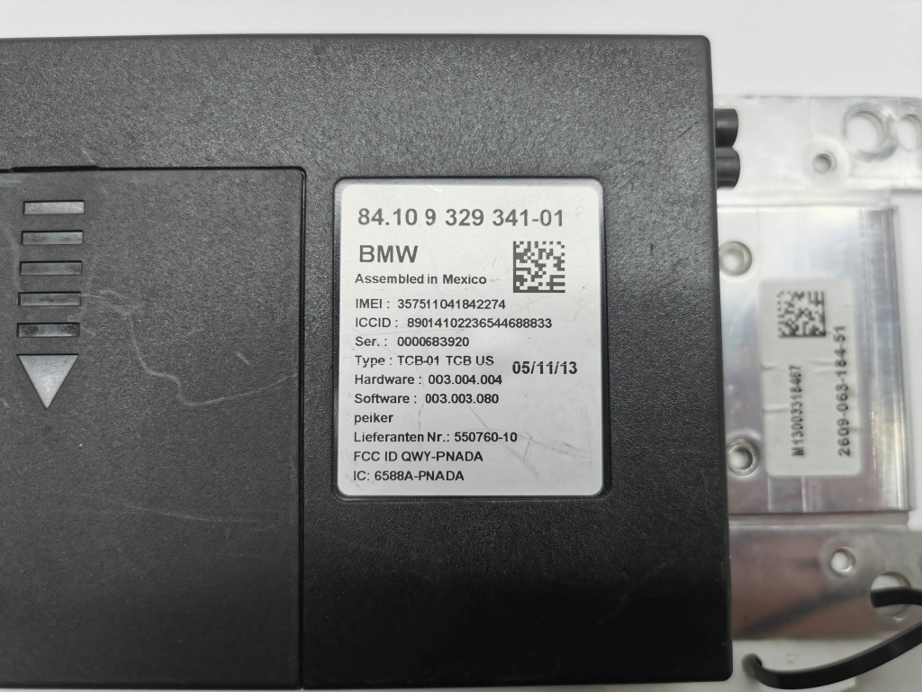 BMW 3 Series F30/F31 (2011-2020) Bluetooth kontrollenhet 9329341 21179610