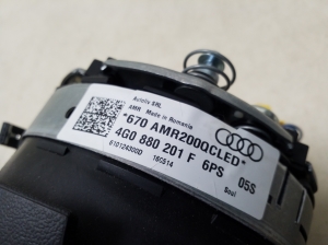 AUDI A7 (2010–2018) Stūres drošības spilvens 4G0880201G - 3