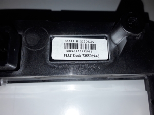 FIAT Punto (2005–2018) Warnblinkschalter 735506945 - 2